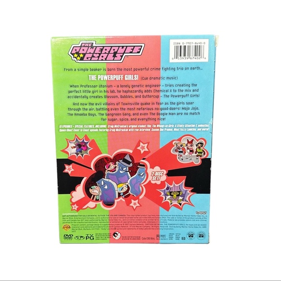 Powerpuff Girls - Season 1 (DVD, 2007, 2-Disc Set) - Picture 11 of 11